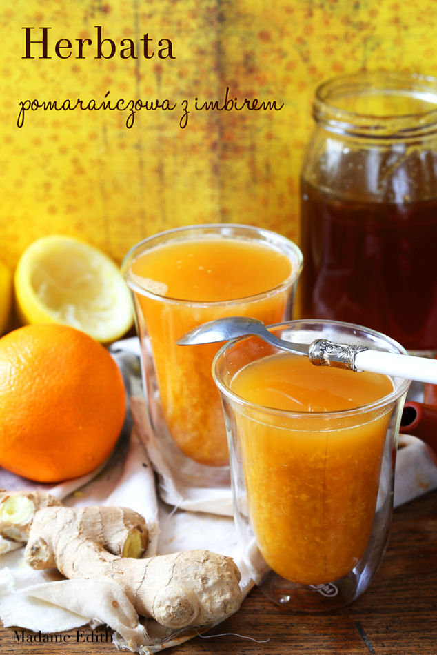 herbata pomarańczowa z imbirem