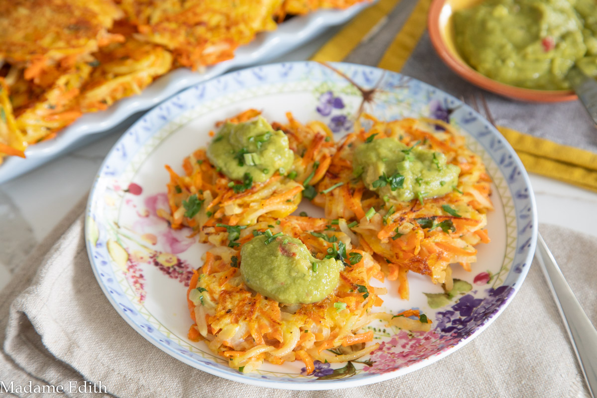 Placki ziemniaczano-marchewkowe